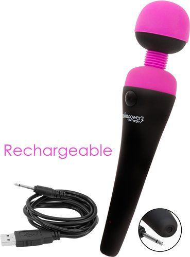 Palmpower - Recharge Massager Wireless USB Charging - Fuschia photo-6 Palmpower - Recharge Massager Wireless USB Charging - Fuschia photo-6