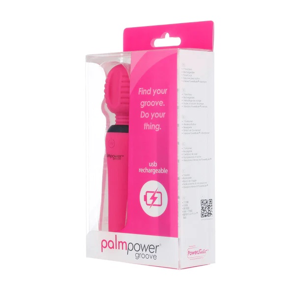 Palmpower - Groove Mini Wand - Pink photo-7 Palmpower - Groove Mini Wand - Pink photo-7