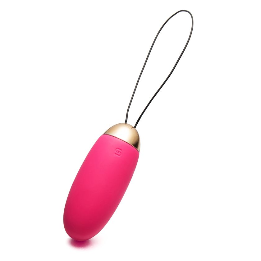 SVAKOM - Elva Remote Control Egg Vibrator - Plum Red photo-2