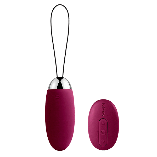 SVAKOM - Elva Remote Control Egg Vibrator - Violet photo-3