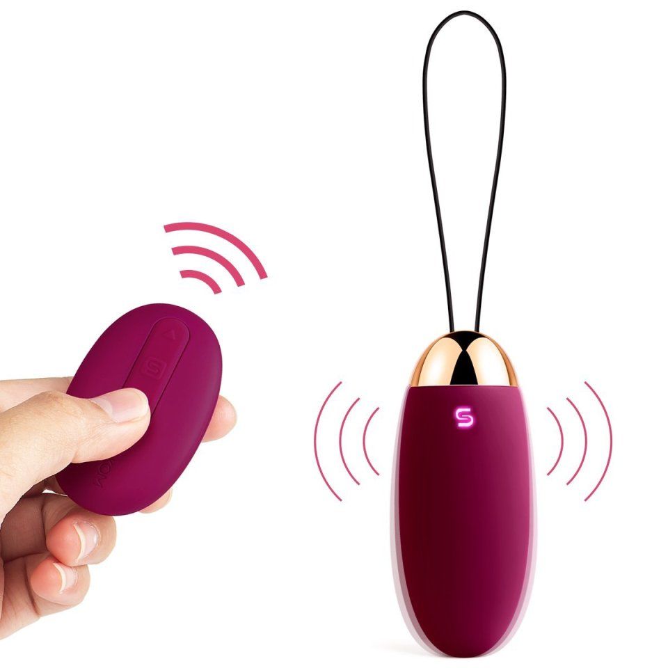 SVAKOM - Elva Remote Control Egg Vibrator - Violet photo-4