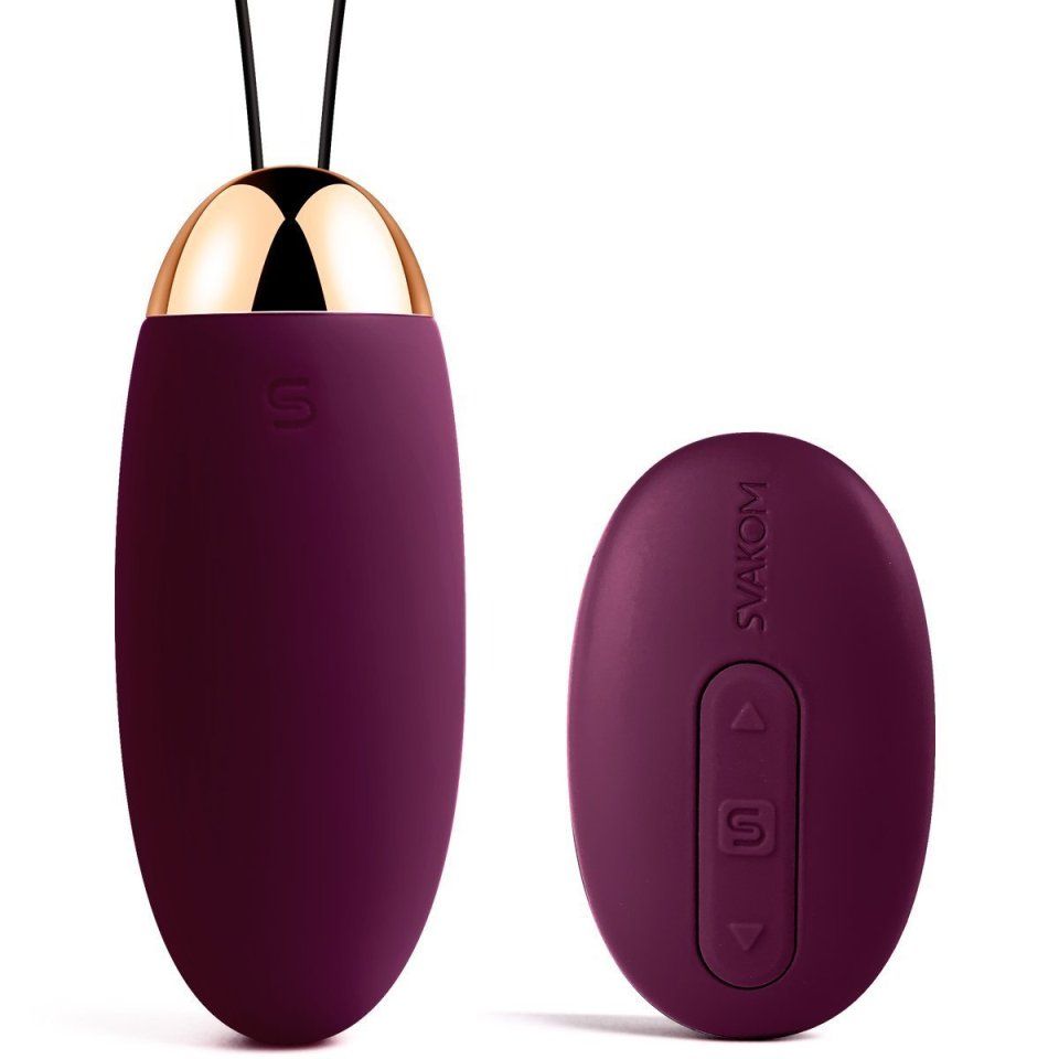 SVAKOM - Elva Remote Control Egg Vibrator - Violet photo-9
