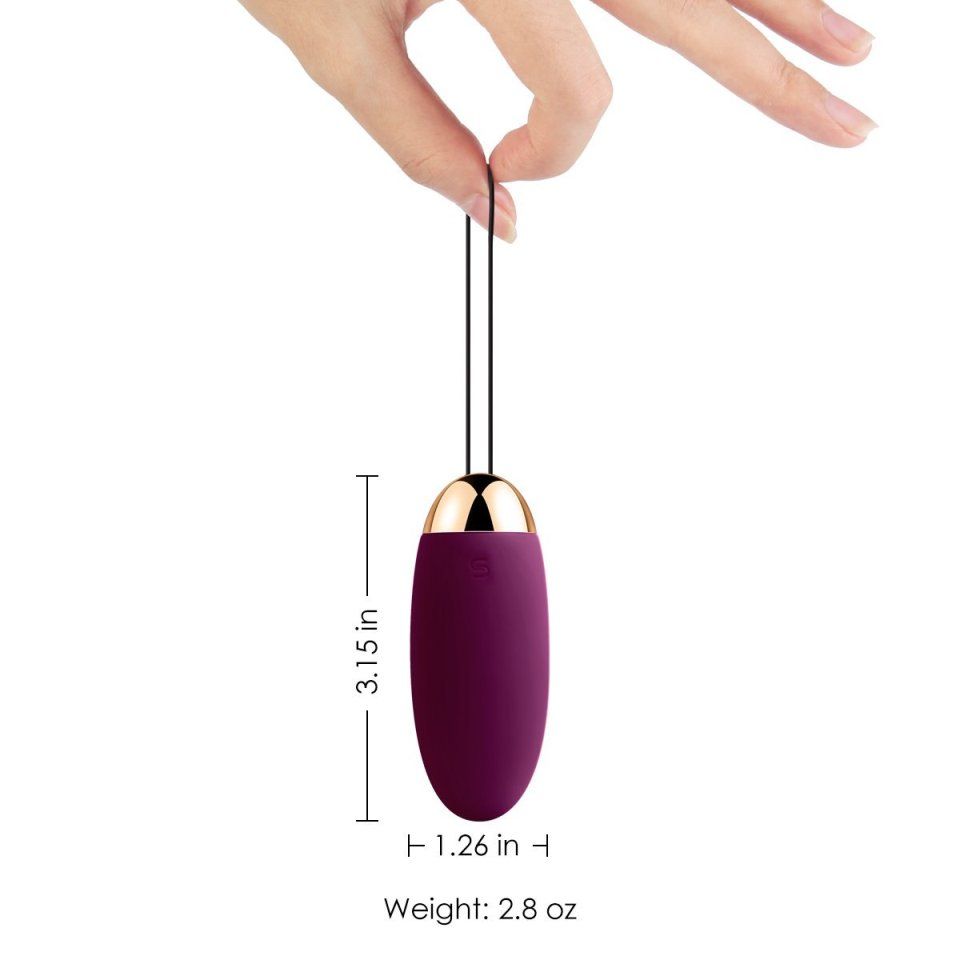 SVAKOM - Elva Remote Control Egg Vibrator - Violet photo-10