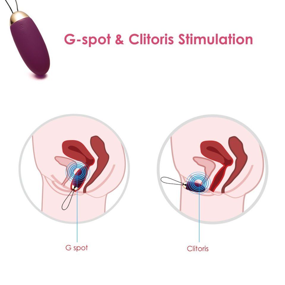 SVAKOM - Elva Remote Control Egg Vibrator - Violet photo-14