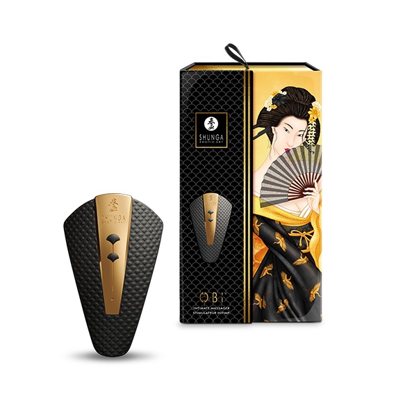 Shunga - Obi Clitoral Massager - Black photo-7