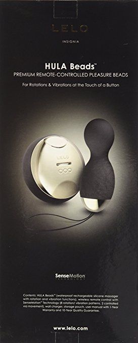 Lelo - Hula Beads Vibro Egg - Black photo-13