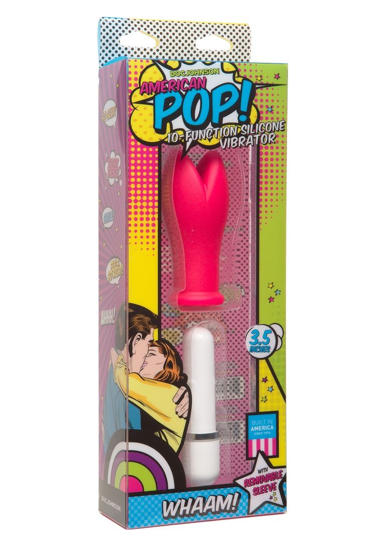 Doc Johnson - Whaam! 10 Function Vibrator - Pink photo-2