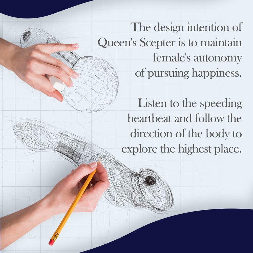 Drywell - Queen's Scepter Couple Toys - White photo-13