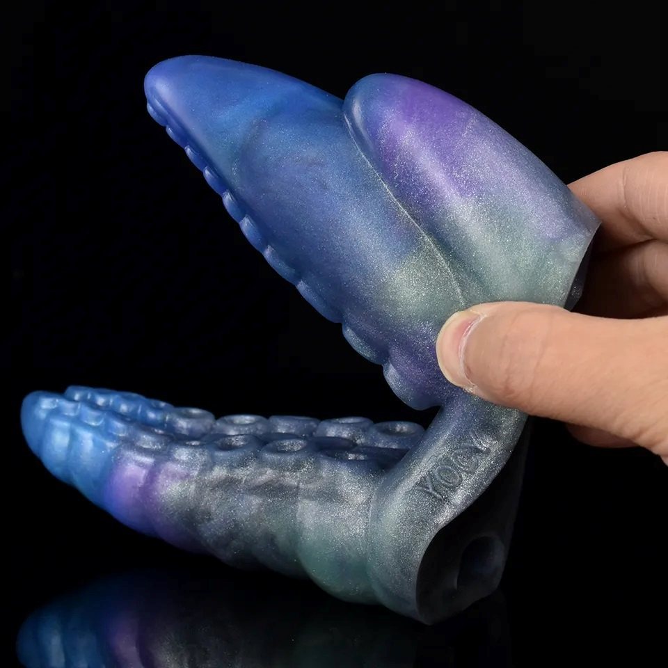 FAAK - Tentacle Vibro Finger Sleeve - Galaxy photo-6