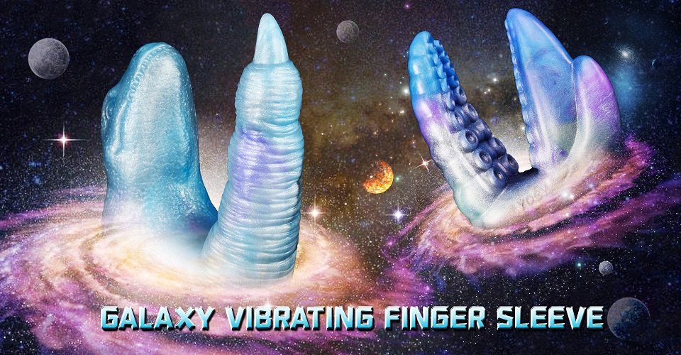 FAAK - Tentacle Vibro Finger Sleeve - Galaxy photo-16
